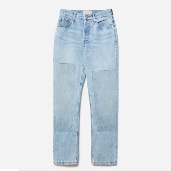 Everlane Curvy 90s cheeky patchwork jeans - Picture 1 of 5